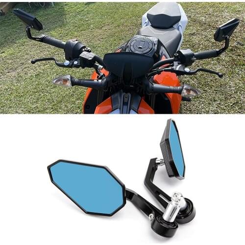 For Yamaha YZFR1 R6 Kawasaki Ninja Z1000 Z900 Z650 Honda Rebel Suzuki SV650 Benelli TNT Ducati Monster Motorcycle Bar End Mirror