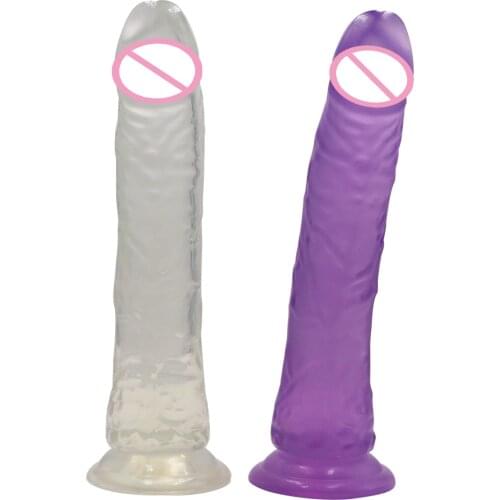Transparent Huge Realistic Dildos For Women Adult Toys For Women