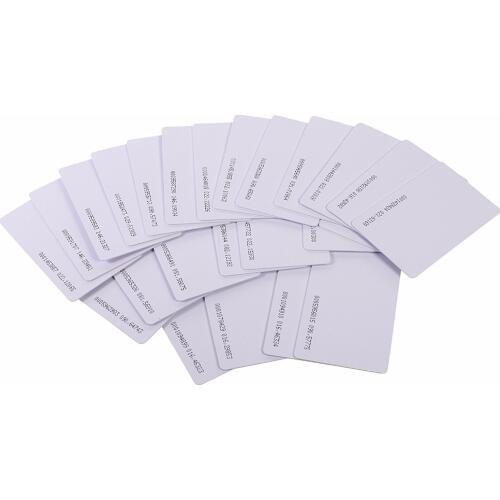 RFID Proximity 0.76mm 10PCS Door Entry Key Fobs Card For Access Control System Keypad 125kHz EM4100 Rfid Proximity Id Card Token