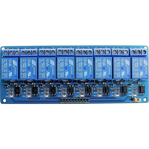 With Optocoupler 8 Channel Relay Module Relay Control Panel PLC 5V Module