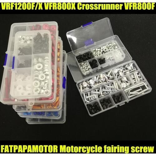 Universal Motorcycle Fairing Bolts Screw Moto Spring Bolts For HONDA VRF1200 F X VFR800X Crossrunner VFR800F