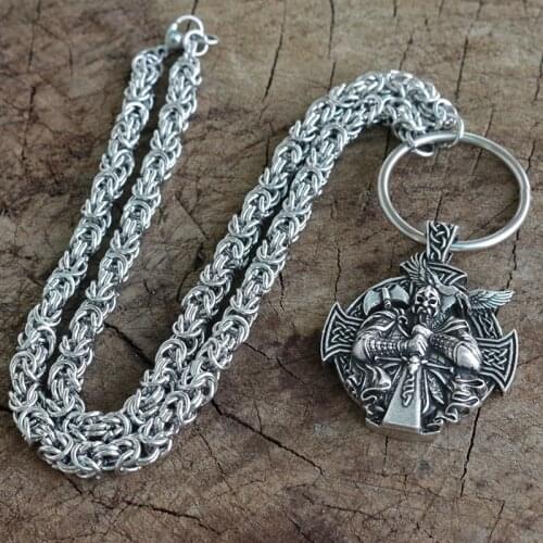 Viking Odin by Helena Rosova necklace pendant Heathen men pendant norse odein raven jewelry celt cross raven pendant
