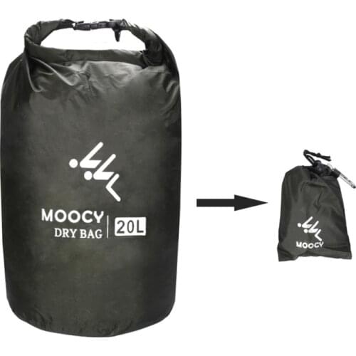 Outdoor Fishing Storage Bag 5L/20L/50L Waterproof Dry Bag Roll Top Sack Rafting Boating Kayaking Swimming Organizer Beach