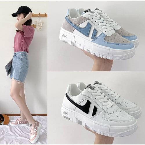 Summer new sea salt blue shoes female Korean street style student sports and leisure shoes tide shoes for women sneakers