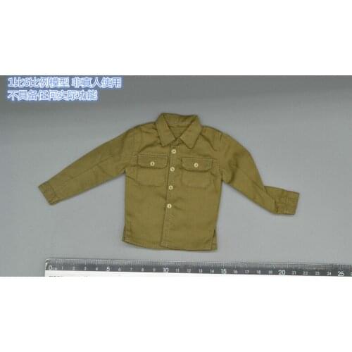 1/6th WWII U.S. Army Tank Trooper Elevator Shirt Model for 12" Doll