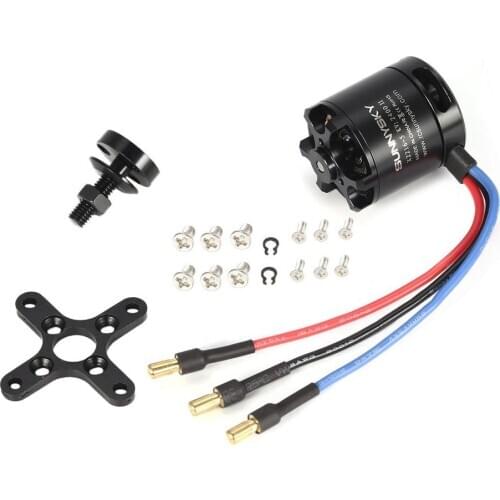 1PC Original SUNNYSKY X2216 KV880/KV1100/KV1250/KV1400/2400KV Brushless Motor (Flat Shaft ) for RC F3A 182 fixed-wing aircraft