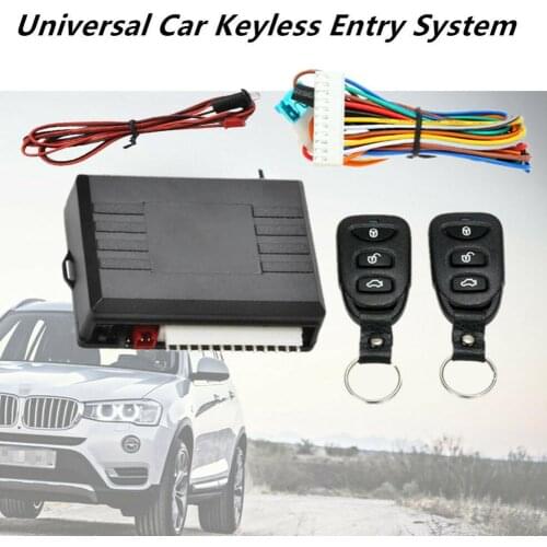 12V New Universal Car Auto Remote Central Kit Door Lock Locking Vehicle Keyless Entry System Hot Selling Alarm System