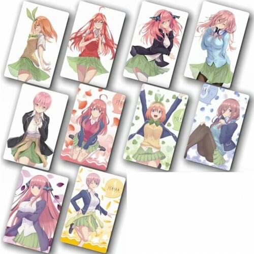 200 pcs/set Anime 5 Toubun no Hanayome Sticker Different Style Stickers Bus ID Waterproof DIY Card Stikers Classic Toys