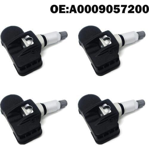 4 PCS Car TPMS Tire Pressure Monitor Sensor System A0009057200 for Mercedes Benz A B C E GL GLA GLK M R