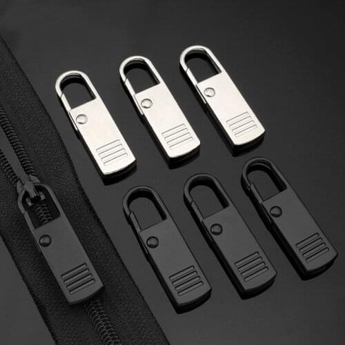 5pcs Bag Clothes General Repair Pull Head Piece Pendant Buckles Detachable Zipper Head Pandent Accessories