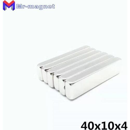 50pcs 40x10x4mm Super strong neo neodymium magnet 40x10x4, NdFeB magnet 40*10*4mm, 40mm x 10mm x 4mm magnets 40mmx10mmx4mm
