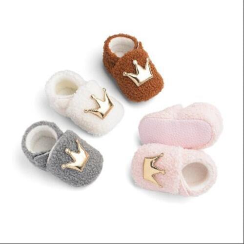 Baby Shoes Kids Boys Girls Crib Shoes Toddler Anti-slip First Walkers Infant Soft Sole Warm Shoes