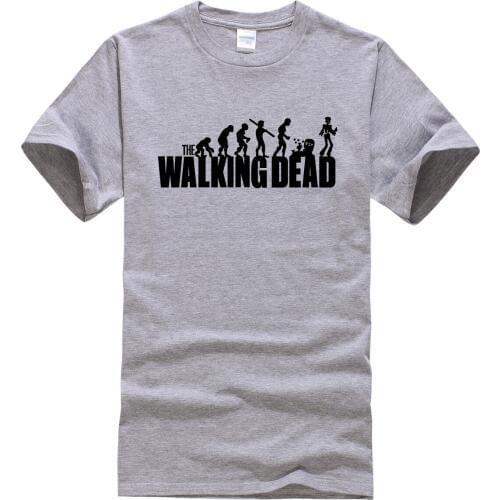 T-shirts for men 2019 summer Walking Dead letter printed funny t shirts casual mens sportwear short sleeve O-neck tops tees