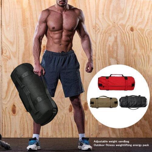 Fitness Weights Sandbags Weightlifting Sandbag Heavy Duty Workout Sand Bag MMA Boxing Power Training Body Shaper Equipment