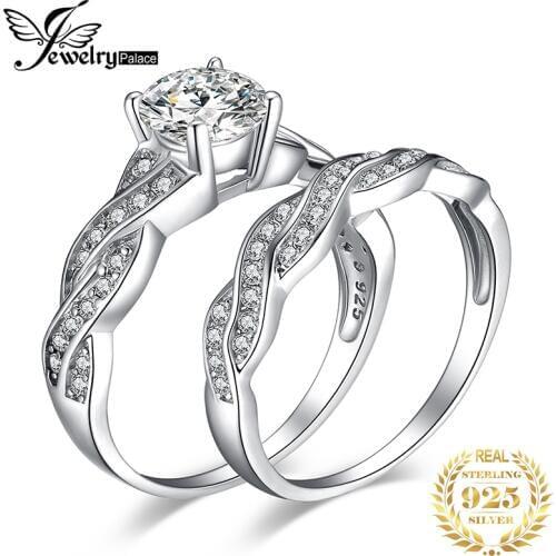 JewelryPalace Rings With Cubic Zirkonia For Women