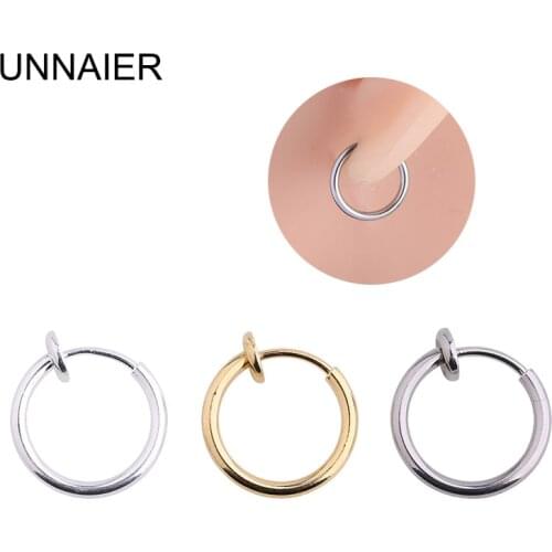 Ear clip male vintage painless fake earrings ring ear clip ring no hole ear clip high sense female no pierced summer