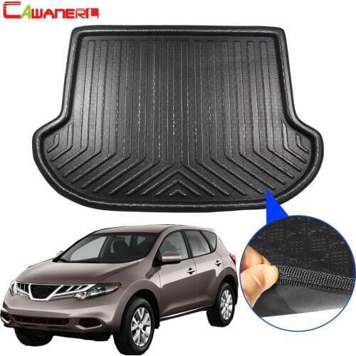 Cawanerl Car Trunk Mat Tray Boot Liner Rear Cargo Floor Carpet Mud Kick Pad For Nissan Murano Z51 2009 2010 2011 2012 2013 2014