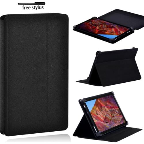 For Huawei MediaPad M1/M2//M3/M5/M6 Tablet Pu Leather Foldable Lightweight Dust-proof Protective Cover Case + Pen