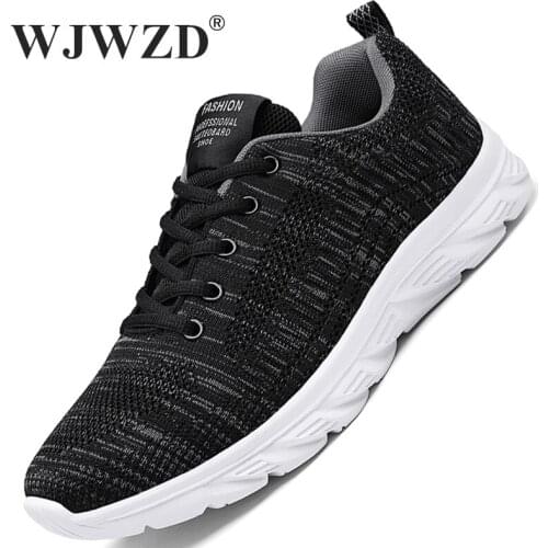 Summer Lightweight Sneakers Fashion Mesh Men Shoes Men Outdoor Walking Shoes Breathable Lace-up Mens Casual Shoes Size 38-46