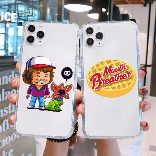 PUNQZY Soft TPU Stranger Things Coque Shell Phone Case For Samsung A50 A70 A30 S10 S11 S20 PLUS S9 S8 S7 S6 CASE Cover Hot TV