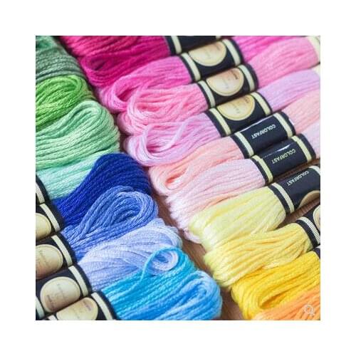 ZZ CXC Threads Two labels rose to me 10 pieces cross stitch threads cross stitch embroidery thread / Custom threads colors
