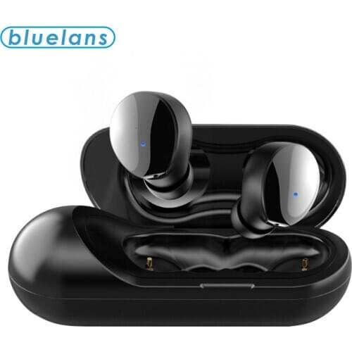 New Tws Wireless IPX5 Waterproof Bluetooth Headset In-Ear Binaural Sports Earbud Silicone Capsule Mini Earphone With Mic