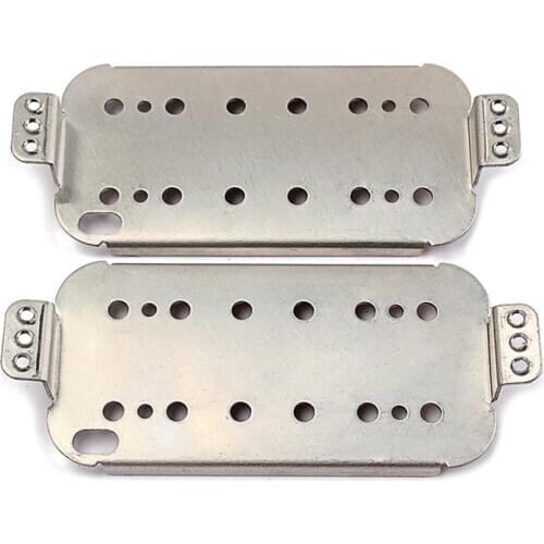 2 PCS Guitar Neck Bridge Humbucker Pickup Base Plate 50mm 52mm Pole Spacings Humbucker Bridge Neck Set