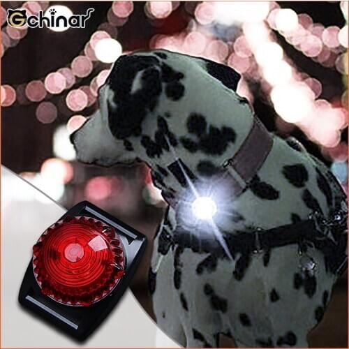 Pet Necklace Caution Night Safety LED Flash Collar Dog Guide Lights Glowing Luminous Bright Glowing Collar in Dark Lamp