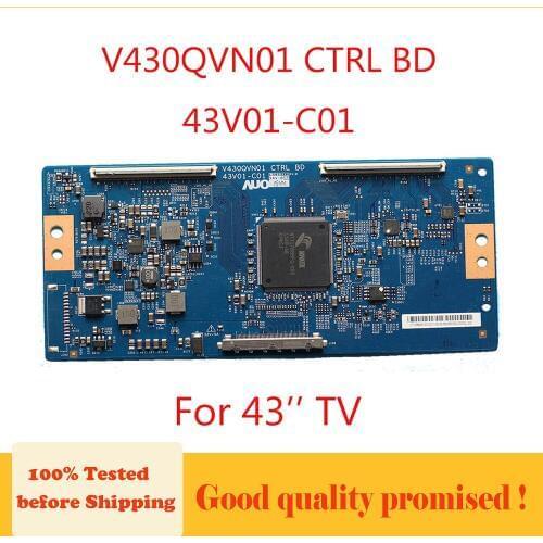 V430QVN01 CTRL BD 43V01-C01 43'' T Con Board For 43 " TV Logic Board Origional Product V430QVN01 CTRL BD 43V01 C01 TV 43 Inch
