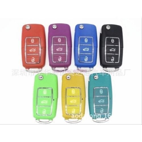 By DHL or Fedex 200pcs Auto Car Key For Volkswagen for Skoda Golf Passat Beetle Polo Bora 3 Button Replacement
