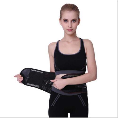 Lumbar Support Belt Back Brace Women Men Breathable Waist Posture Corrector Back Support Waistband
