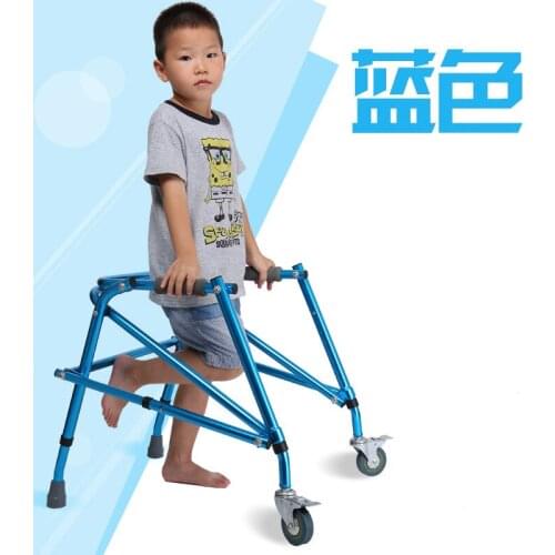 Wheeled walking aid for the elderly aluminum alloy walking aid for the disabled
