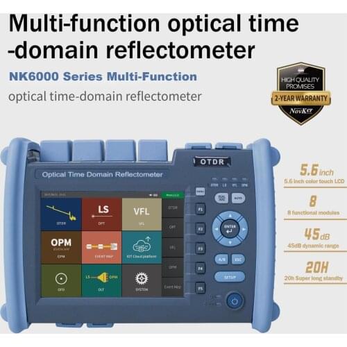 Wholesaler Low Price NK6000-S1 1310/1550nm 35/33dB SM Optic Fiber OTDR Tester With VFL OPM Light