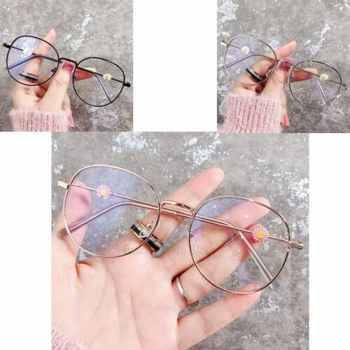 2021 Anti Blue Light Oversized Unisex Little Daisy Vitality Cycling Sunglasses Office Computer Blue Blocking Gaming Eyeglasses
