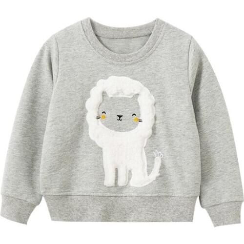 Autumn New Baby Boy Sweatshirts Fashion Cartoon Cat Print Pullover for Boys 2020 Children Clothes Korean Tops 2 3 4 5 6 7 Y