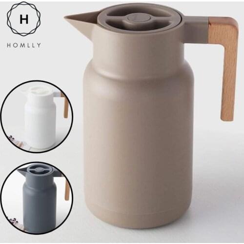 Homlly Thermal Insulated Double Walled Carafe Flask (1L)
