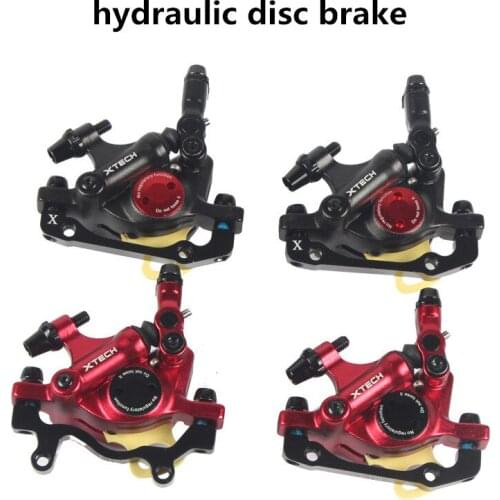 Mountain bike hydraulic disc brakes caliper line pulling disc brake road bike brake caliper front & rear CNC