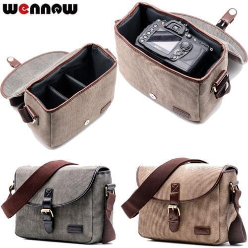 Wennew Retro SLR Camera Case Shoulder Bag for PENTAX K-30 K-50 K-70 K-500 KP K-S2 K-3 K-5 K-5 II IIs K-7 K-r K-x K-m K10D K20D