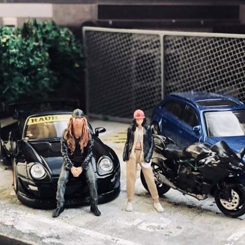 1/6 scale micro shooting props match dolls car model 2 people combination puppet and clown dolls accessories decoration show