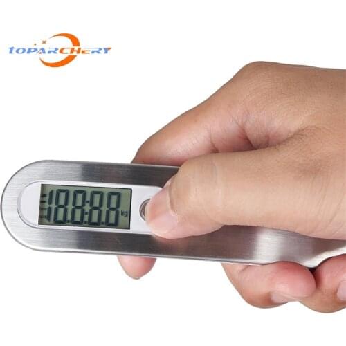 110lbs Digital Bow Scale LCD Digital hanging Scale Peak Measuring Instrument Portable for Archery Compound Recurve Bow Test Tool