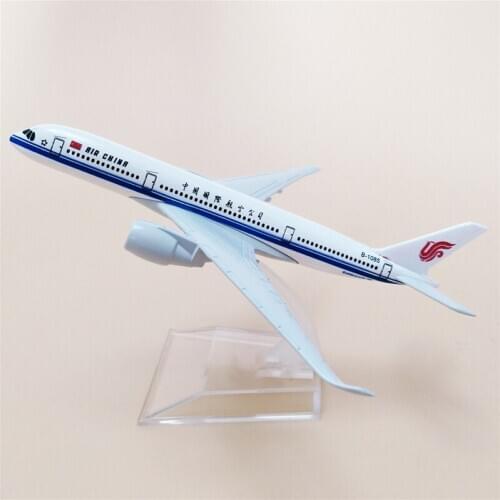 16CM 1:400 Scale Air China Airlines Airbus A350 Airplanes Aircraft Model Diecast Metal Plane Model Collectible Display Gifts