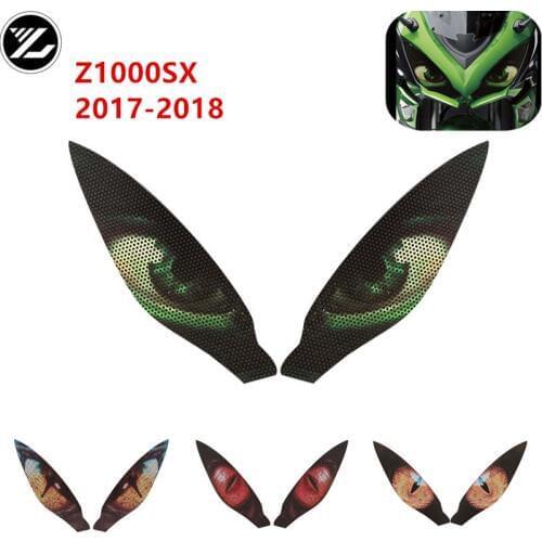 For KAWASAKI ninja Z1000 Z1000SX 2017 2018 2019 Motorcycle accessories headlight protection sticker headlights eye body sticker