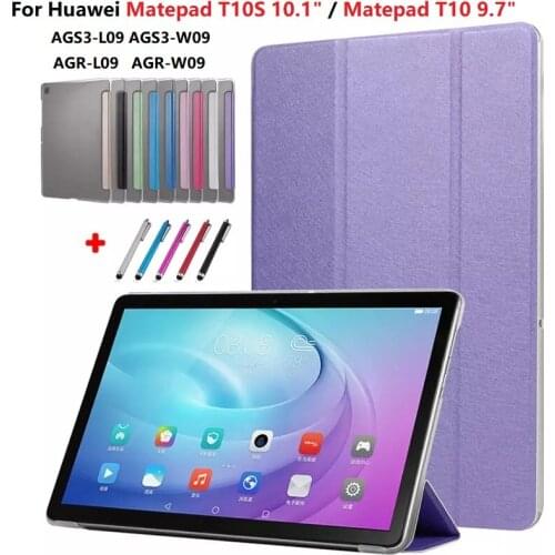 For Huawei Matepad T 10 T 10s Case 9.7 10.1 Ultra Slim Folding Smart Cover for Huawei Matepad T10S Case AGS3-L09 AGS3-W09 10.1
