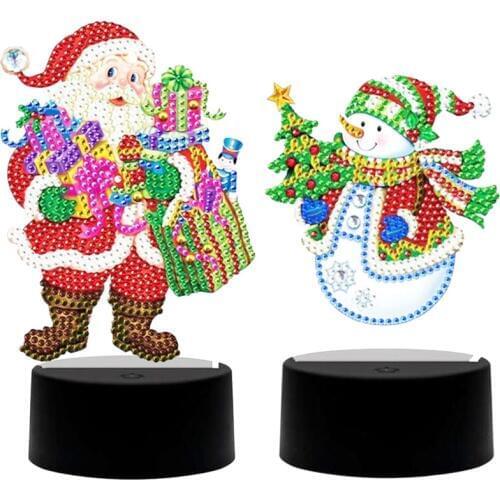 DIY Diamond Painting Night Light Lamp 7 Color Light Pad Acrylic Board Religion Special Shaped Diamond Embroidery Home Decoration