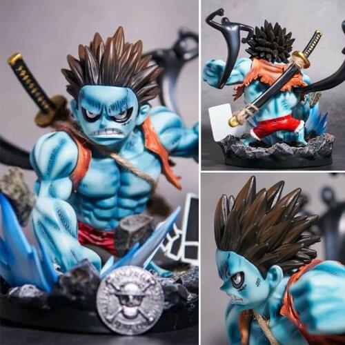 One Piece GK Luffy Nightmare Anime Statue Collection Toy Rubber Man Anime Action Figure Model Doll Gift 23cm Desktop Decoration