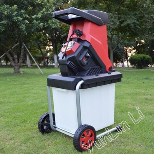 Garden Shredders Electric Branch Shredder 2500W High Power Tree Branch Crusher Electric Pulverizer Garden Tool