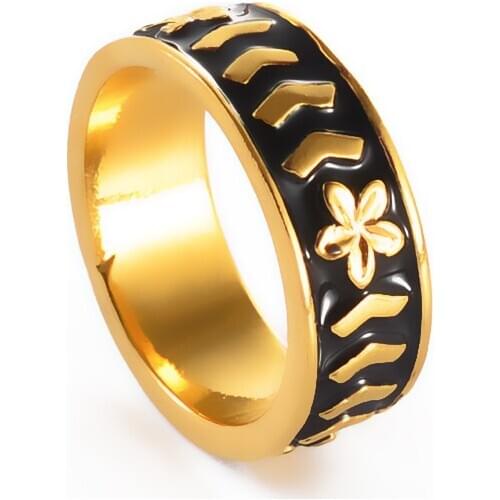 Anniyo Hawaiian Flower Ring Women Girls New Zealand Australia Ring Guam Party Girs Jewelry Chuuk Micronesia Finger Rings #240606