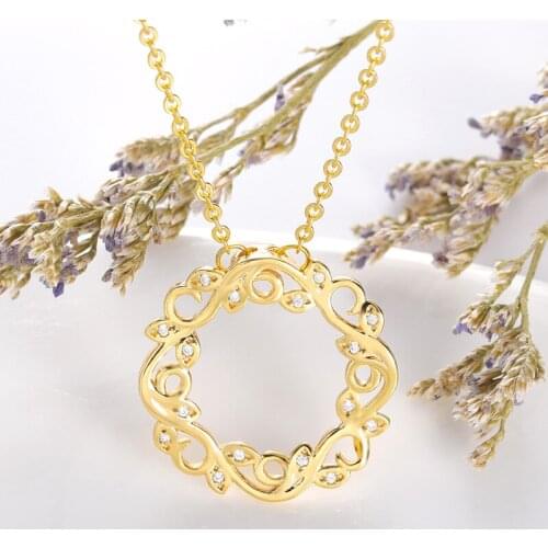 Minimalism Circle Necklaces For Women Bohemia Jewelry Round Geometry Collier Femme Long Chain Necklace Best Friend Gifts BFF