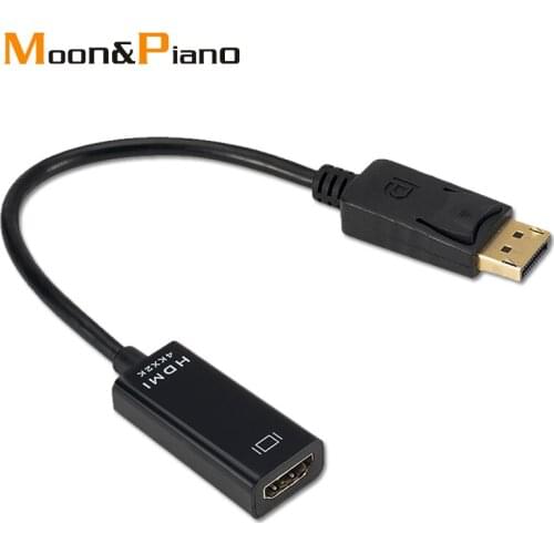 DP to HDMI-compatible Adapter Extension Cable Converter 4K 1080P High Quality HDTV Projector Laptop Data Transmission Wire