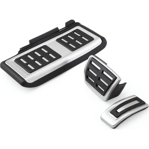 Stainless Steel Car Pedal Foot Rest Pedals Plate Cover for Volkswagen VW Golf 7 MK7 GTI for Skoda Octavia A7 Rapid LHD